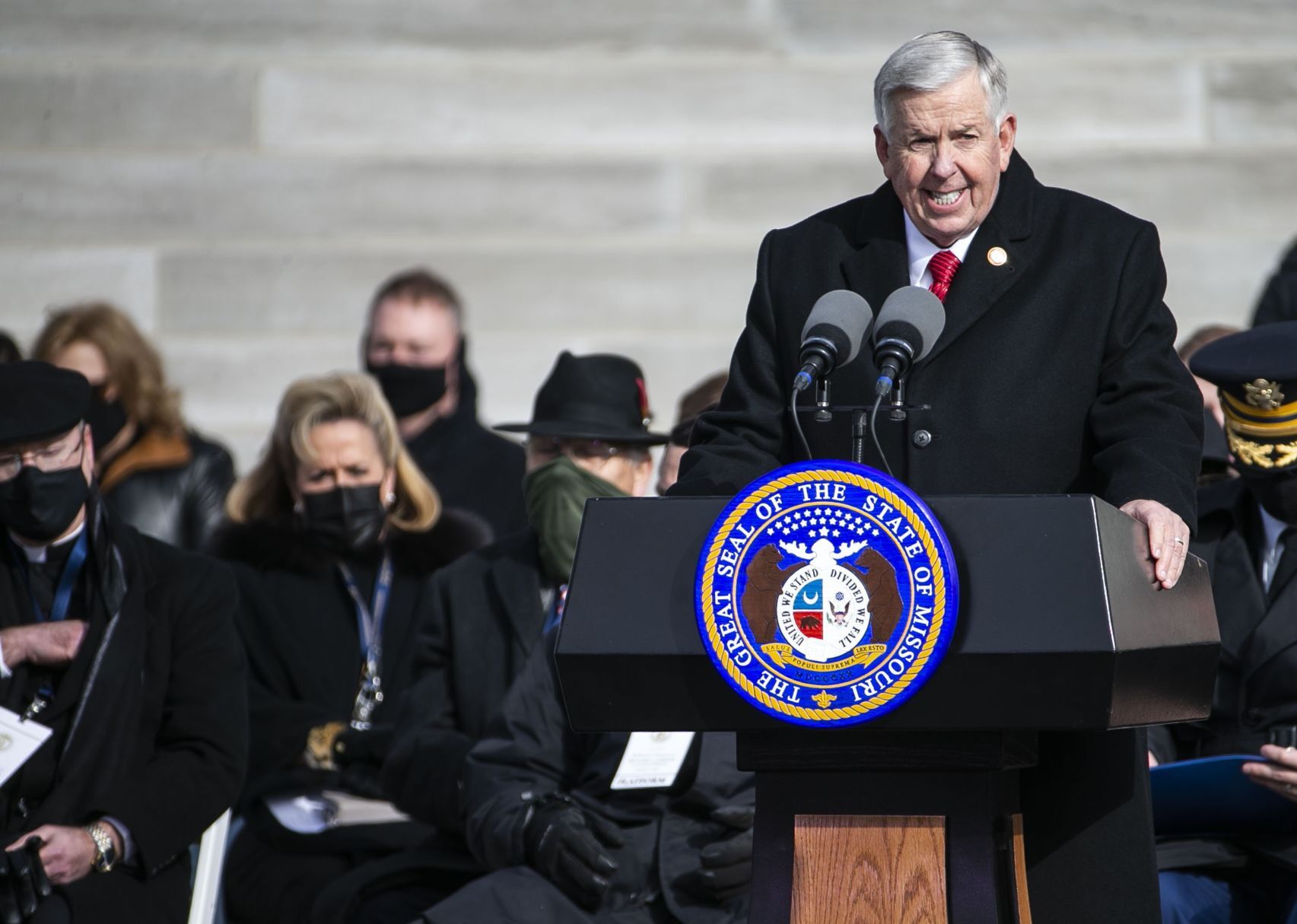 Governor Parson sworn in at Bicentennial Inauguration